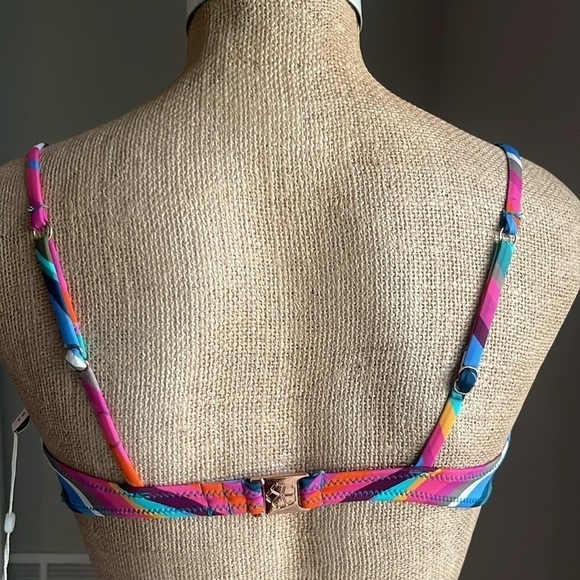 Trina Turk Louvre Underwire Bra Bikini Top Size 10 NEW - Picture 5 of 6